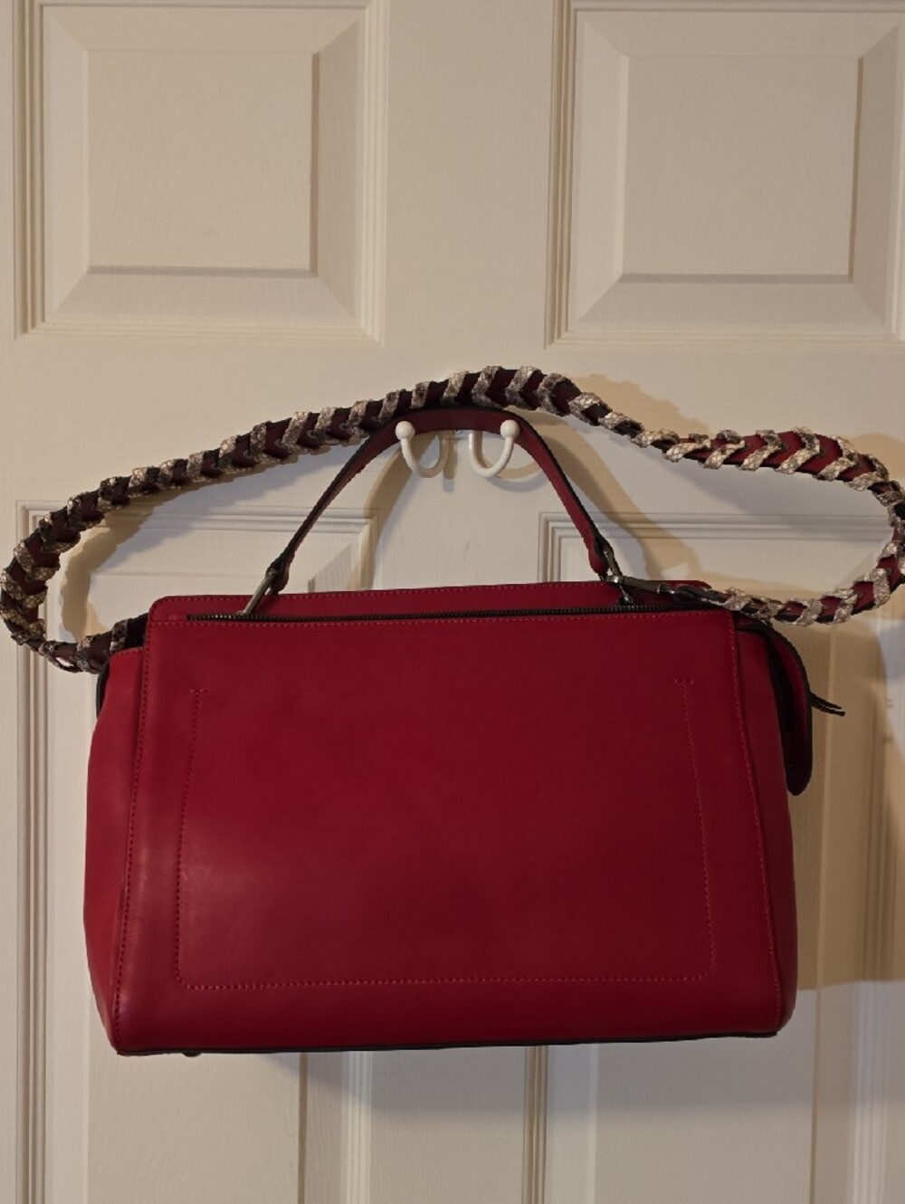 Vittoria Napoli Martine Bag – Cherry Red Leather (Excellent/Like-New Condition) - Picture 4 of 12